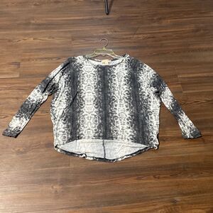 Snake Print Michael Kors Top SIZE M